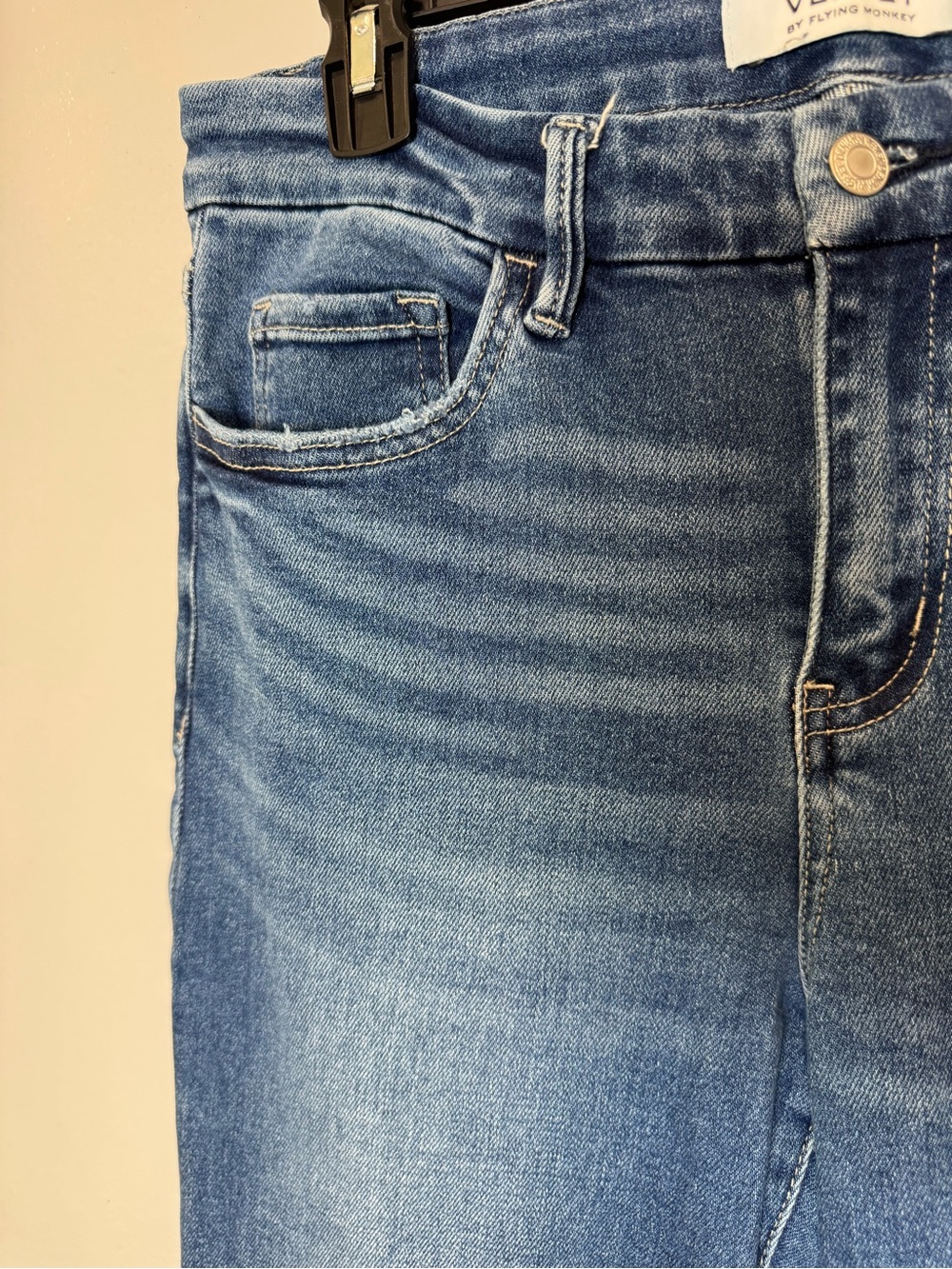 Vervet by Flying Monkey Women’s Bella Mid-rise Flare Jeans Size 30 - Picture 4 of 12